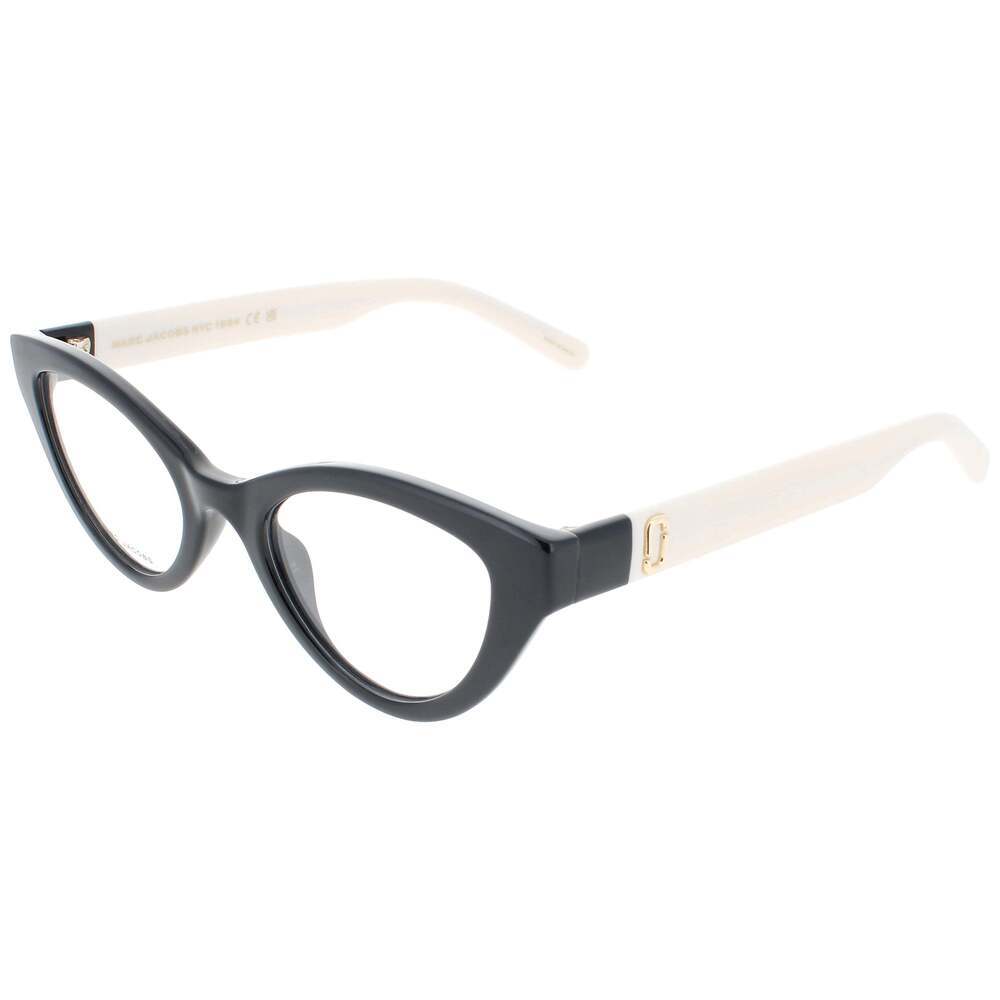 NWT Marc Jacobs MARC-651-080S-49 Black Whte 49mm Eyeglasses